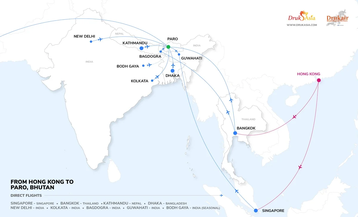 Bhutan - Hongkong Infographic