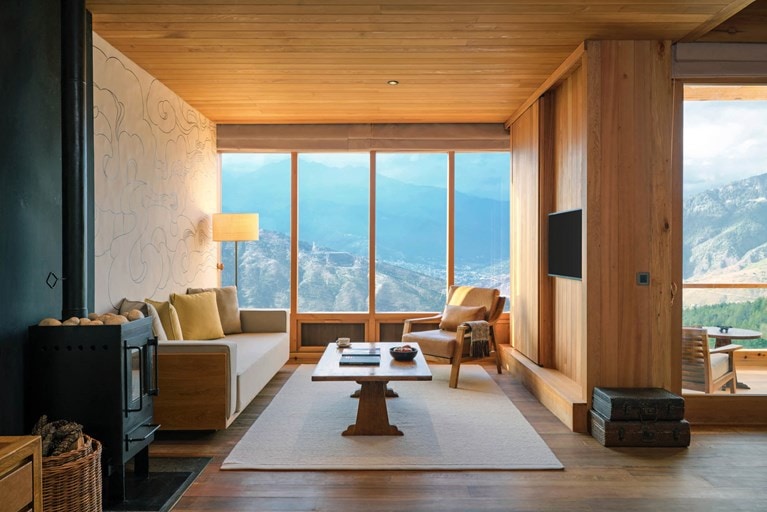 Six Senses Thimphu Living Room